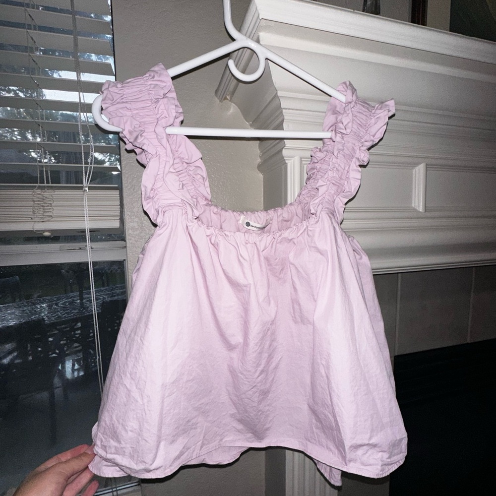 Flowy light lavender nice dress shirt